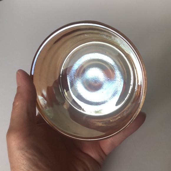 Jeanette Glass Iridescent Marigold Glass Scottie Dog Trinket Jar - Picture 10 of 13